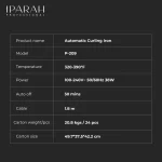 فرکننده اتوماتیک ای‌پاراه P-209 | چرخش دوطرفه، پوشش سرامیکی، یون منفی - تصویر 3