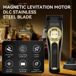 ماشین اصلاح حرفه‌ای کیمی KM-2373 | موتور مگنتیک، تیغه DLC، به همراه استند شارژ - تصویر 5