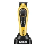 ماشین اصلاح خط‌زن حرفه‌ای کیمی مدل KM-1921 | تیغه DLC، استند شارژ، شارژ Type-C