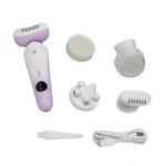 اپیلاتور 5 کاره بانوان VGR مدل V-750 | شارژی، ضدآب، تیغه استیل ضدزنگ - تصویر 3
