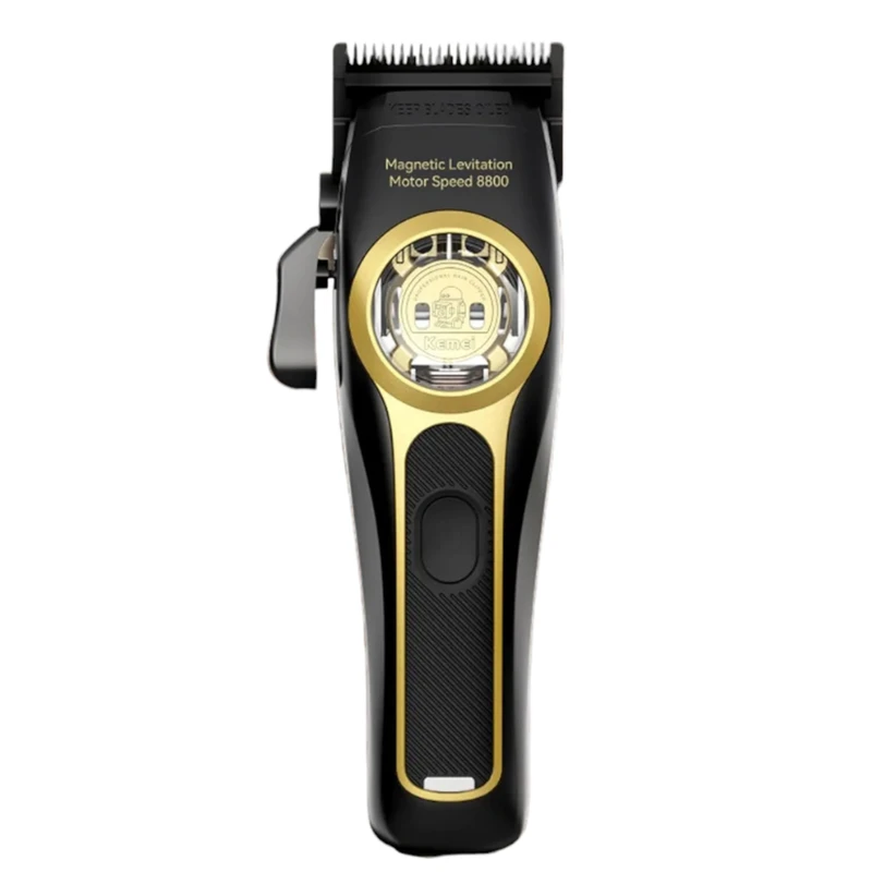 ماشین اصلاح حرفهای کیمی مدل KM-2373 به همراه استند شارژ ماشین اصلاح حرفهای کیمی KM-2373 | موتور مگنتیک، تیغه DLC، به همراه استند شارژ - تصویر 1