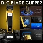 ماشین اصلاح حرفه‌ای سر و صورت DSP مدل 91408 | موتور براشلس، تیغه سرامیکی DLC - تصویر 5