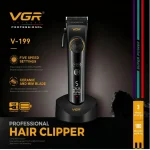 ماشین اصلاح حجم‌زن VGR V-199 | تیغه سرامیکی MIM، ۵ سطح سرعت، نمایشگر دیجیتال - تصویر 2