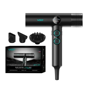 سشوار برس‌دار چرخشی وی جی آر مدل V-401