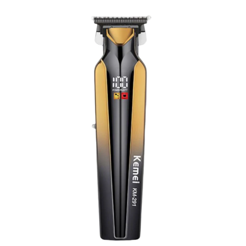 ماشین اصلاح سر و صورت شارژی کیمی KM-291 با نمایشگر LED ماشین اصلاح سر و صورت شارژی کیمی مدل KM-291 | موتور 7000 دور با نمایشگر LED - تصویر 1