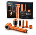 سشوار 6 کاره وی جی آر مدل V-478 | موتور BLDC با 6 سری تخصصی