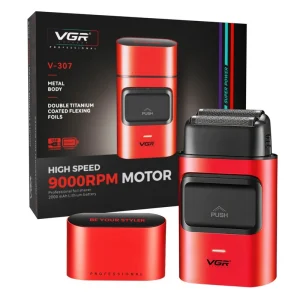 ریش‌تراش فویلی وی‌جی‌آر مدل V-307 با تیغه استیل ضدزنگ