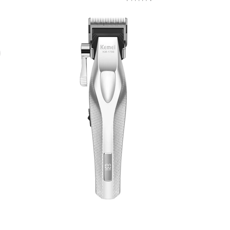 ماشین اصلاح سر و صورت کیمی KM-1798 با استند شارژ و نمایشگر دیجیتال ماشین اصلاح سر و صورت کیمی مدل KM-1798 | استند شارژ و نمایشگر دیجیتال - تصویر 1