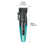 ماشین اصلاح سر و صورت شارژی کیمی مدل KM-1819 | موتور 8000 دور با نمایشگر دیجیتال کامل - تصویر 3