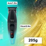 ماشین اصلاح سر و صورت شارژی کیمی مدل KM-1817 | بدنه فلزی با تیغه DLC - تصویر 4