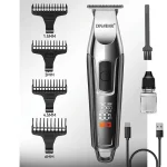 ماشین اصلاح خط‌زن دیناواری مدل D-166 | بدنه تمام فلزی، شارژ USB-C، اصلاح نزدیک به صفر - تصویر 4