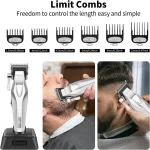 ماشین اصلاح سر و صورت کیمی مدل KM-1798 | استند شارژ و نمایشگر دیجیتال - تصویر 3