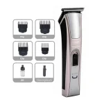 ماشین اصلاح سر و صورت کیمی مدل KM-5017 | قابل شست‌وشو با 4 شانه - تصویر 2