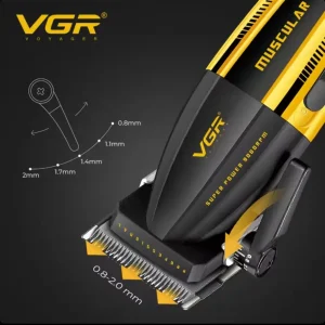 ماشین اصلاح حرفه‌ای وی جی ار V-285C با سر تیغه سرامیکی