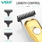 ماشین اصلاح سر و صورت وی جی ار V-290 با نمایشگر دیجیتال