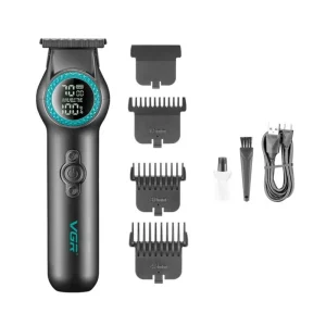 ماشین اصلاح موی سر و صورت وی جی ار V-990 با نمایشگر LED