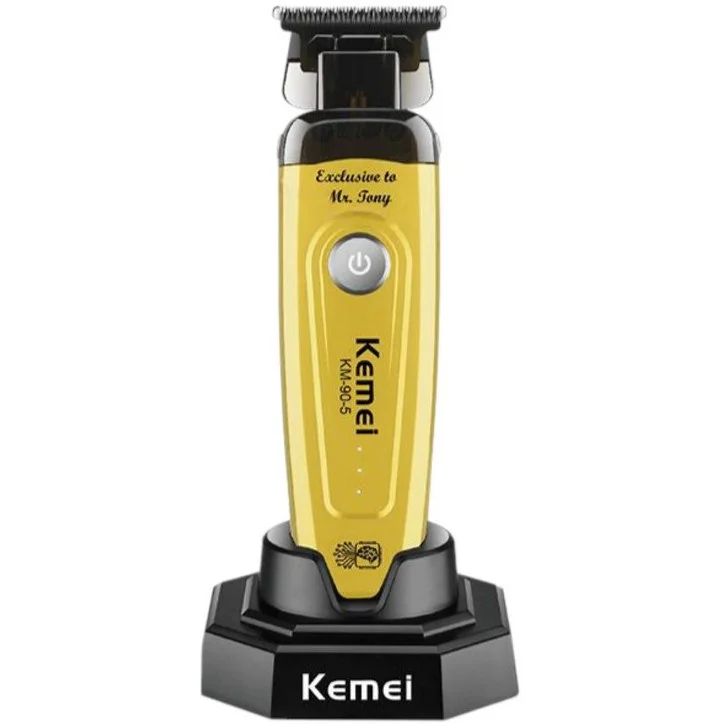 ماشین اصلاح موی سر و صورت شارژی کیمی KM-90-5 با استند شارژ ماشین اصلاح موی سر و صورت شارژی کیمی KM-90-5 با استند شارژ