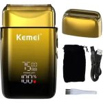 شیور ضد آب کیمی KM-TX10 طلایی با تیغه تیتانیوم
